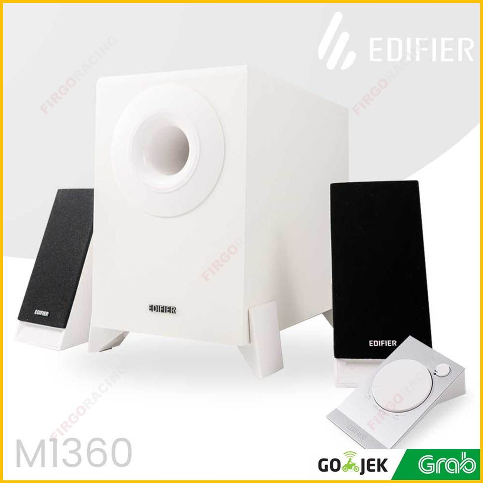 Edifier Speaker 2.1 Subwoofer Multimedia Speaker System M1360 White