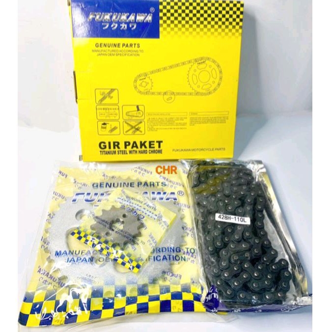 FKW GIR PAKET, GIR SET+RANTAI SUPRA FIT NEW 40T-14T