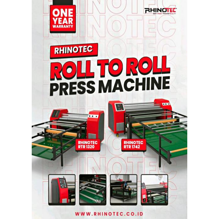 Mesin Press Rhinotec RTR ( Roll to Roll )