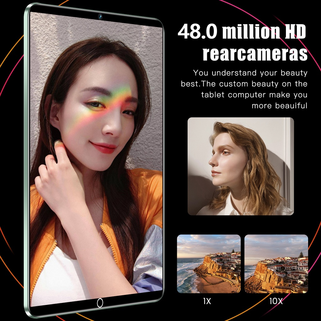 Tablet versi terbaru Tablet murah 10.1inch RAM12GB+ROM512GB Tab pro11 layar definisi tinggi komputer tablet belajar hiburan kantor tablet Tablet Android hot sale dual SIM WIFI tablet asli merek baru otentik layar pelindung mata