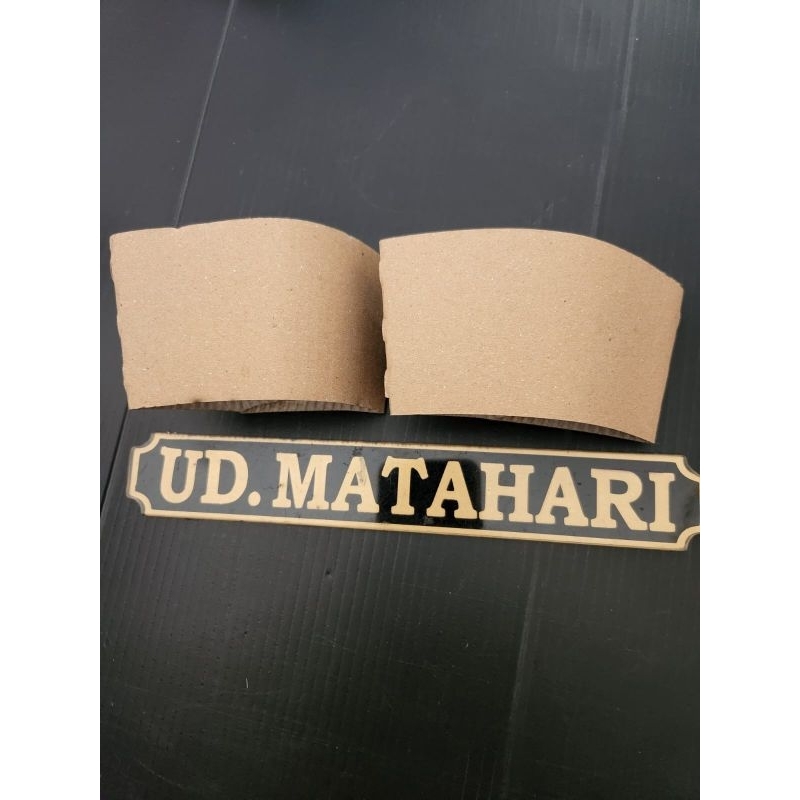Kertas Penahan Panas / Sleeve Paper Cup / Pegangan Gelas Kopi