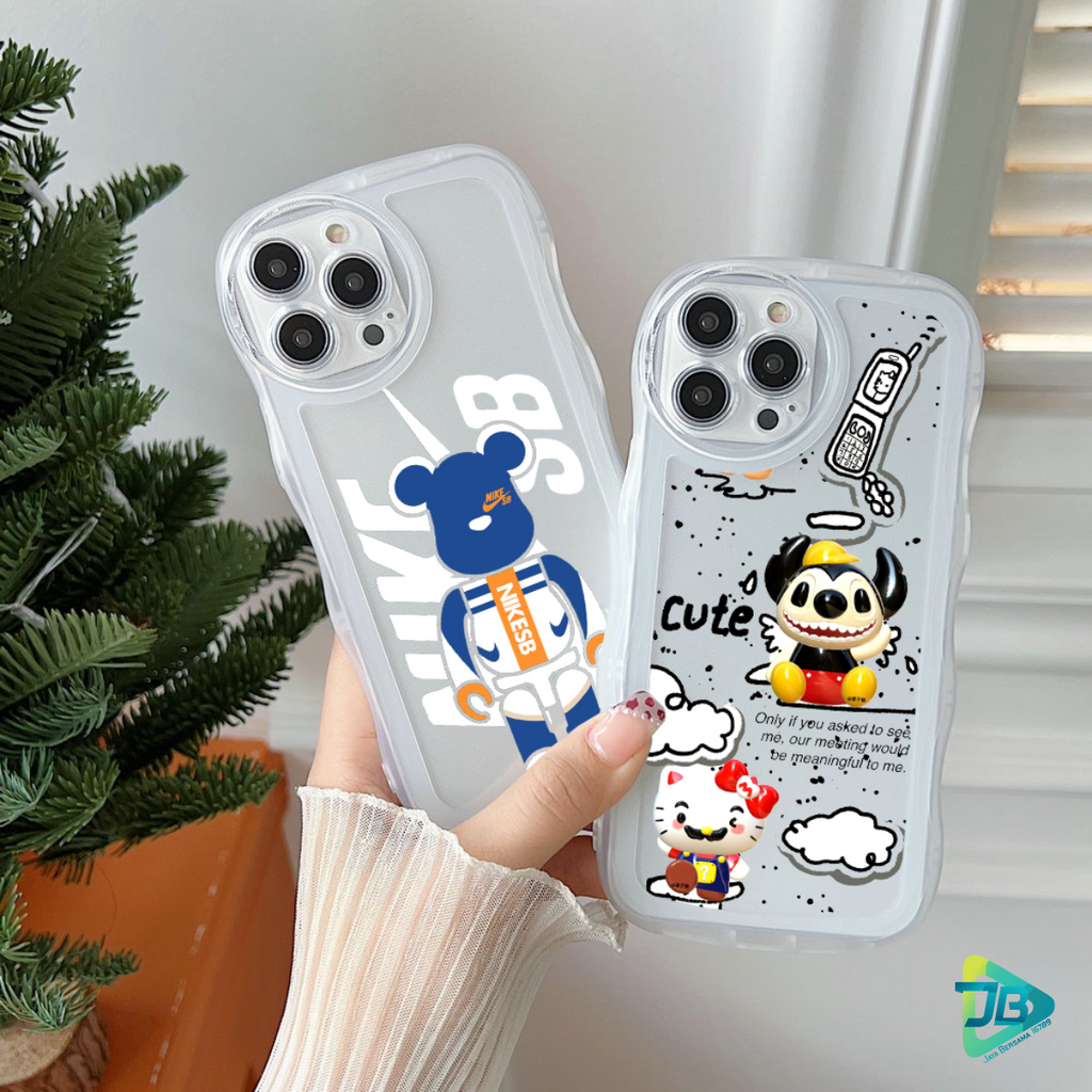 CUSTOM SOFTCASE WAVE GELOMBANG CLEAR CUSTOM ASKED FOR REALME C1 C2 5 5I C3 9 9I 10 C11 C12 C25 C15 C20 C21 C21Y C25Y C30 C31 C33 C35 NARZO 50I 50A PRIME JB8861