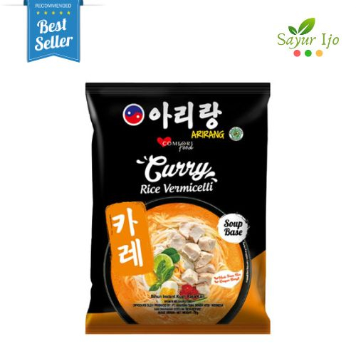 

Rice Vermicelli Curry Arirang 73 Gram / Pack Bihun Kari Korea Instant