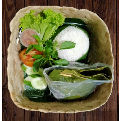 Paket Nasi Besek Pepes Ayam  Enak, Nikmat dan Lezat