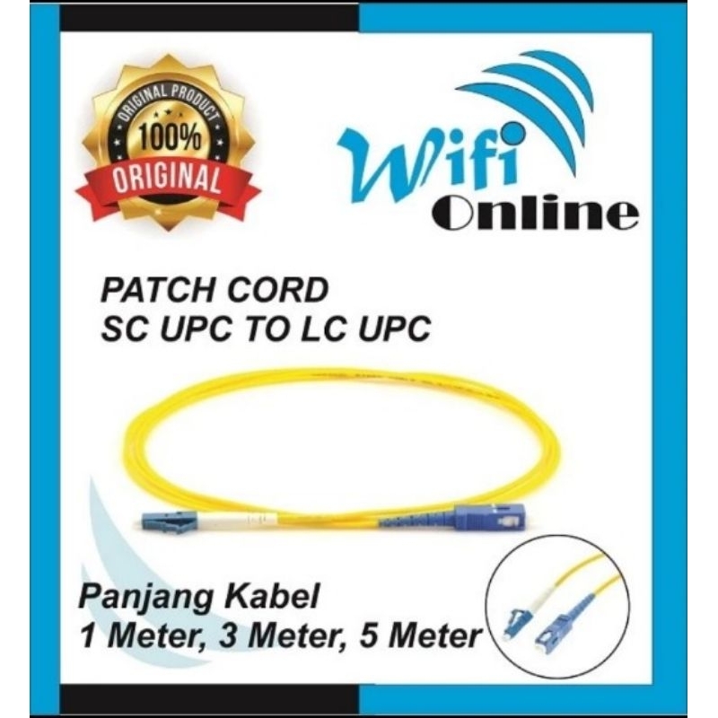 Patch cord SC UPC To LC UPC 1meter