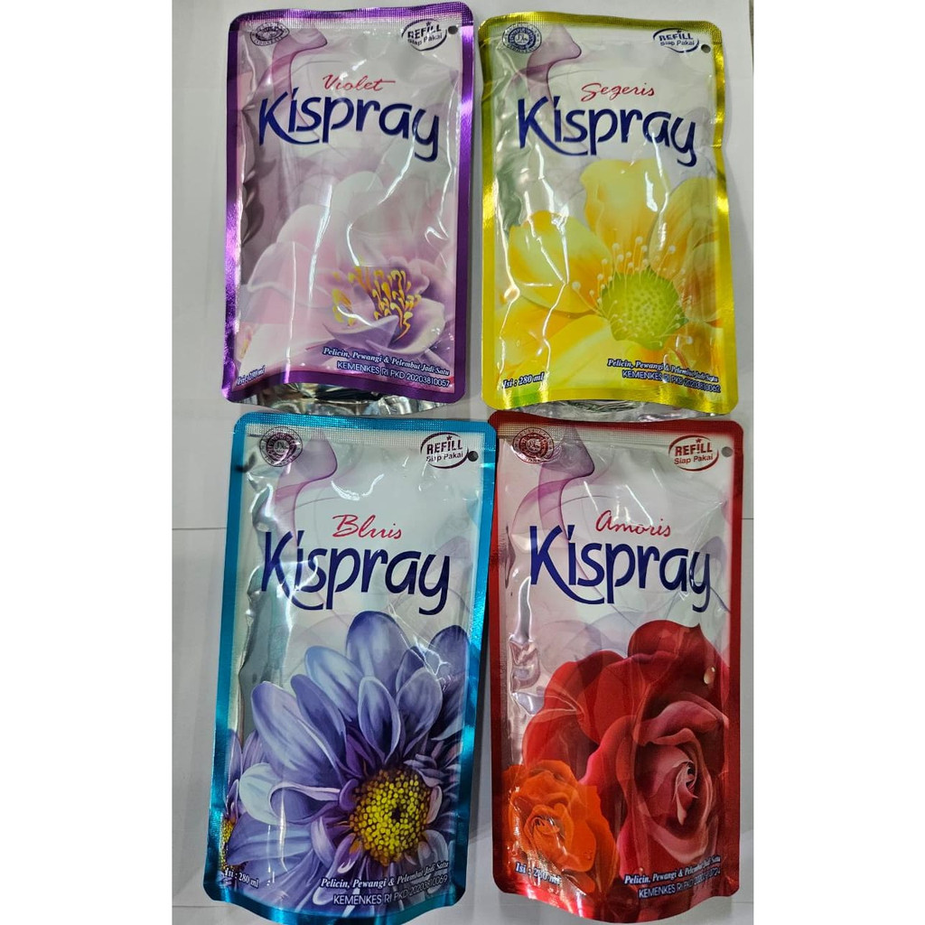 Kispray Pelicin Pewangi Pelembut Pakaian Reffil 280ML