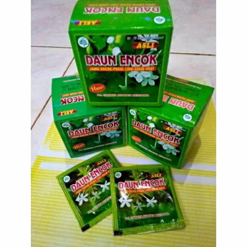 

daun encok pegal linu original 100%