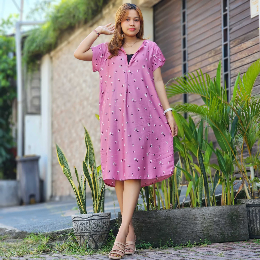 Daster Bali Jumbo Busui XXL Resleting