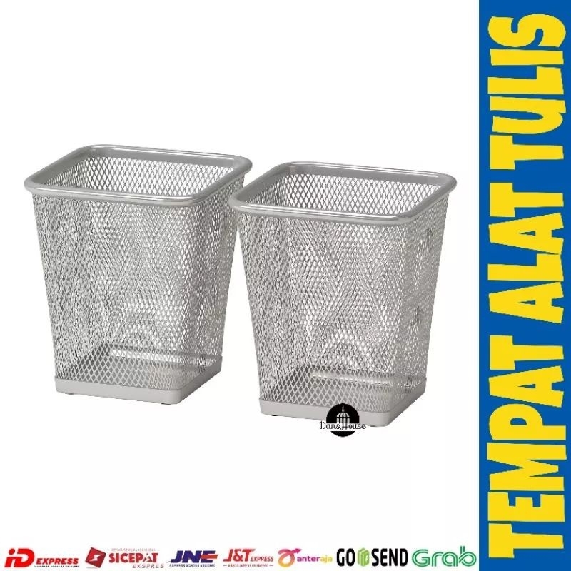 

Tempat Pulpen pensil besi jala isi 2 pcs DKMT Desk organizer