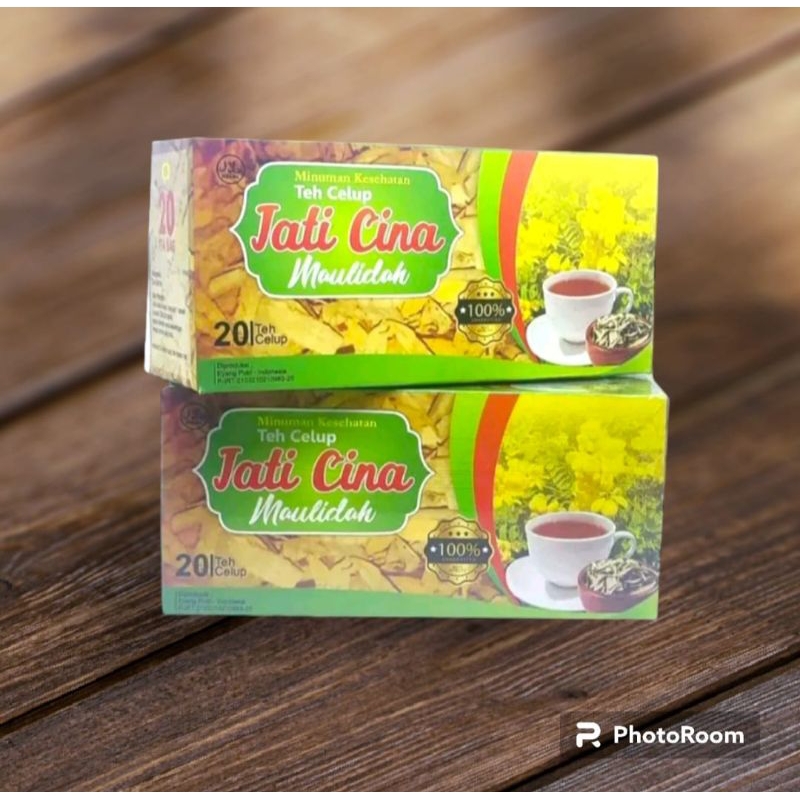 

Teh celup daun jati cina isi 20 kantong