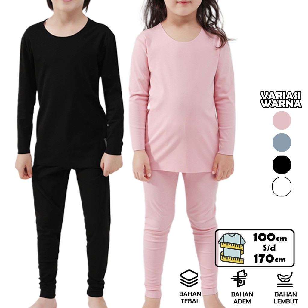 T shirt Anak Kaos Polos Lengan PANJANG ANAK Cotton spandek