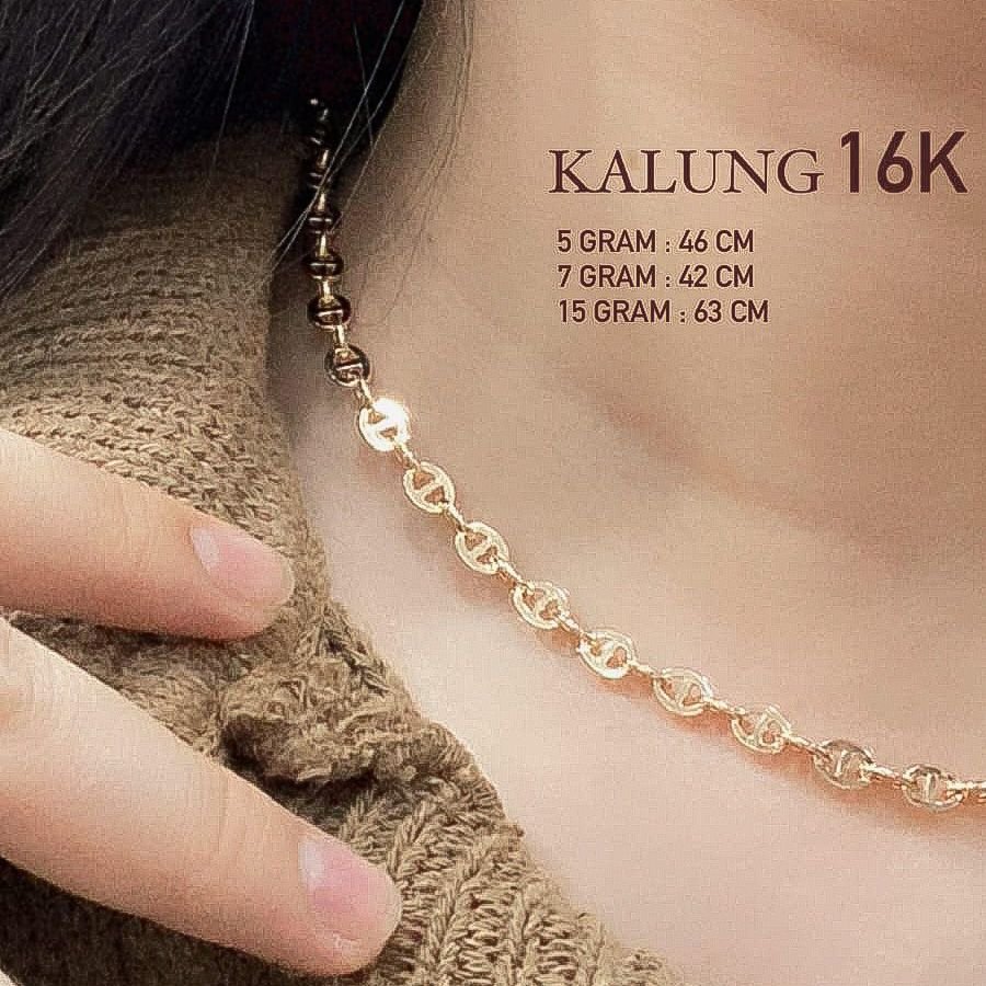 Kalung gelang anak dan dewasa emas asli kadar 700 70 16k 750 75 17k casteli rantai tangan horseshoe rosegold gold 3 4 5 7 8 gram gr g panjang cowok cewek pria wanita