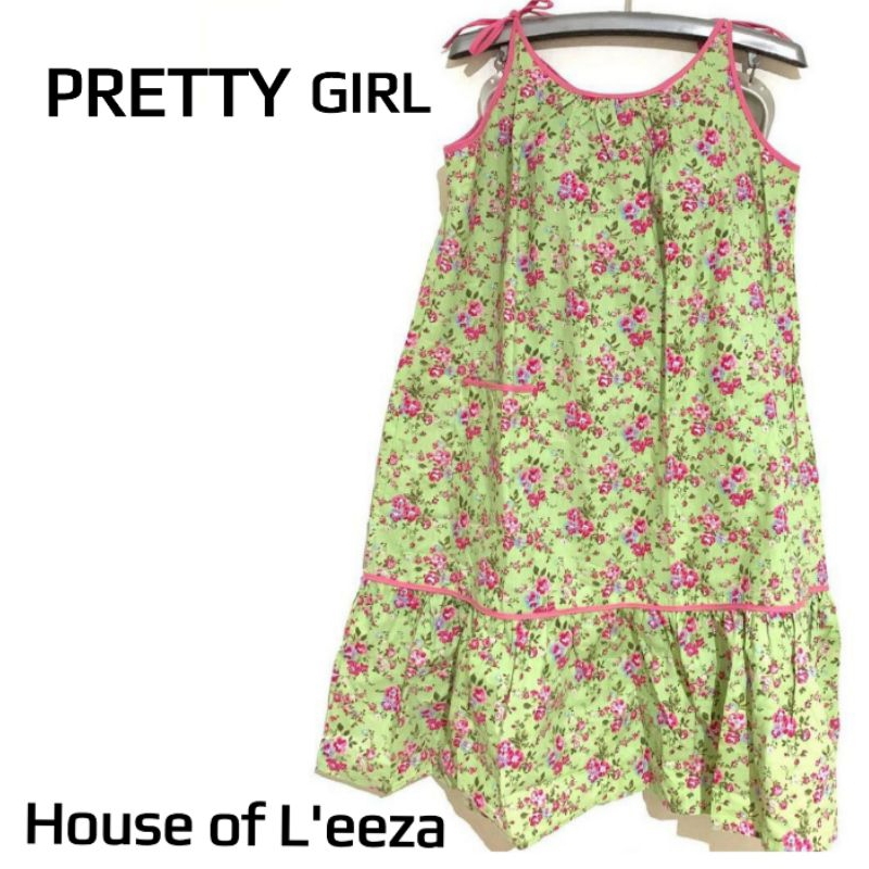 PRETTY GIRL - Daster Tali Ruffle Katun Jepang Lokal Busui Bumil Shabby