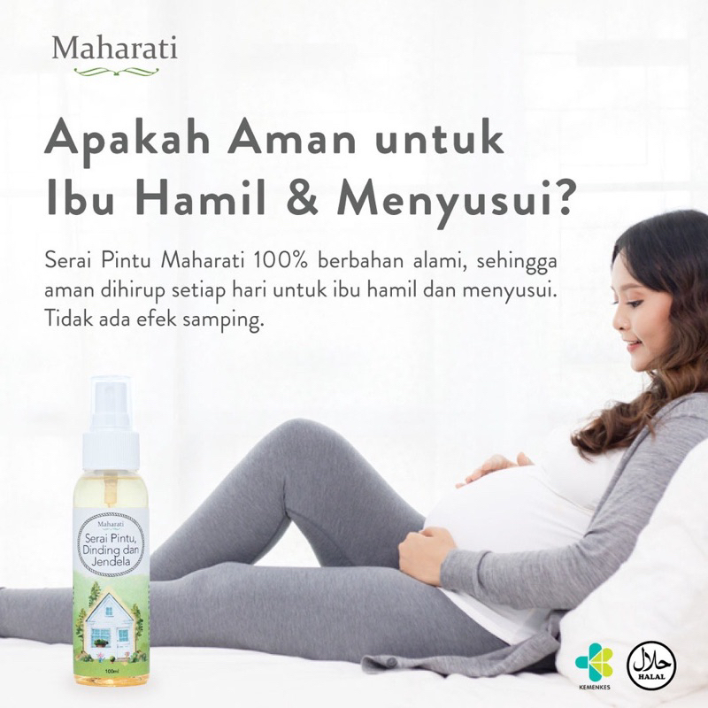 Maharati Serai Anti Nyamuk Spray Jendela Pintu Dinding Penolak Nyamuk Alami Natural Furniture Ruangan