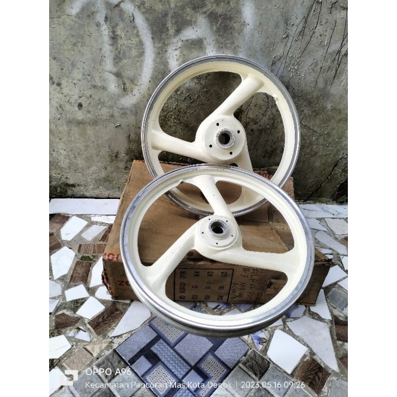 velg Honda GL Tiger cb ring 18 AR Alfa Romeo palang 3 stok lawas
