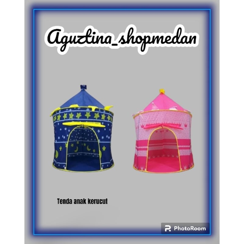 TENDA BENTUK ISTANA TENDA MAINAN ANAK TENDA CASTLE KERUCUT/RUMAH RUMAHAN ANAK TENDA BERMAIN ANAK