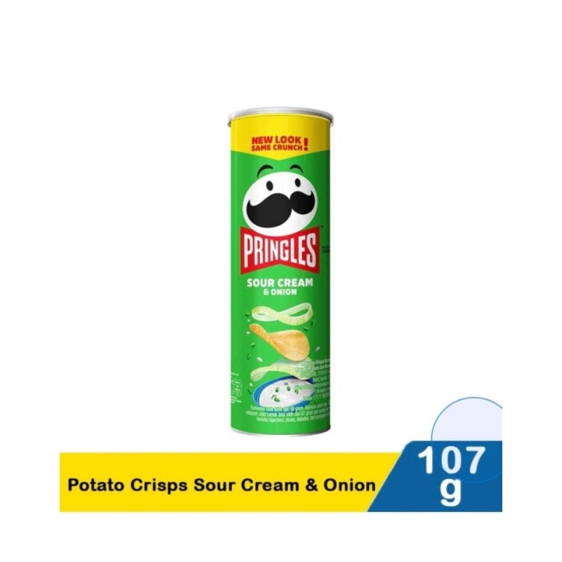 Pringles Potato Chips All Variant / Snack Keripik Kentang 107 gr