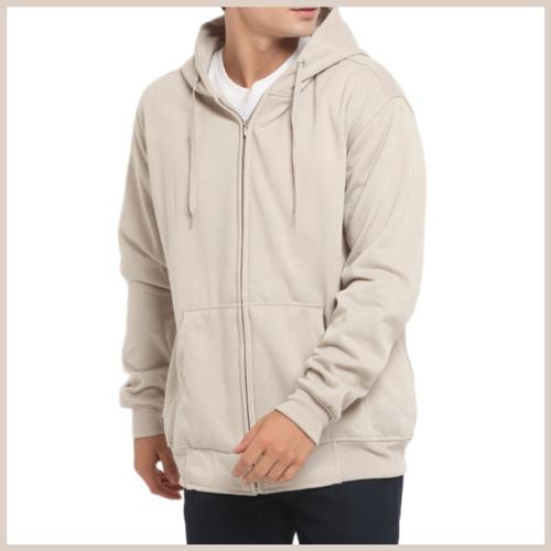 XXL Hoodie Zipper Polos Sweater Hoodie Jaket Outerwear Pakaian Pria Wanita Oversize Korean Jaket Zipper Polos