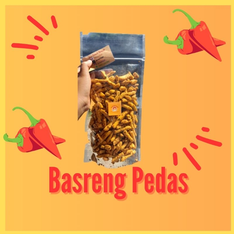 

Basreng Pedas Gurih dan Enak Joy Snack Gresik