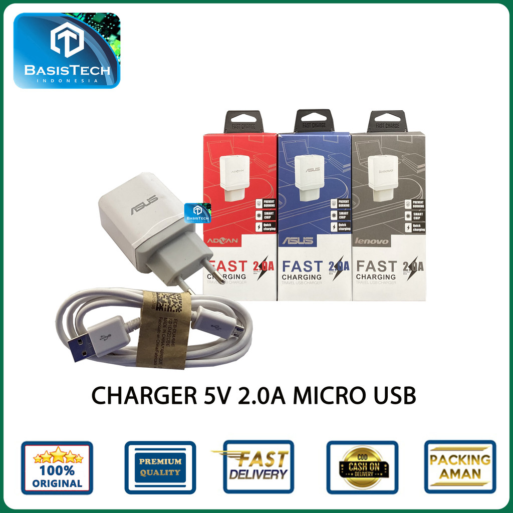 CHARGER MICRO USB V8 2.0A FAST CHARGING BTJ-051 ORIGINAL QUALITY