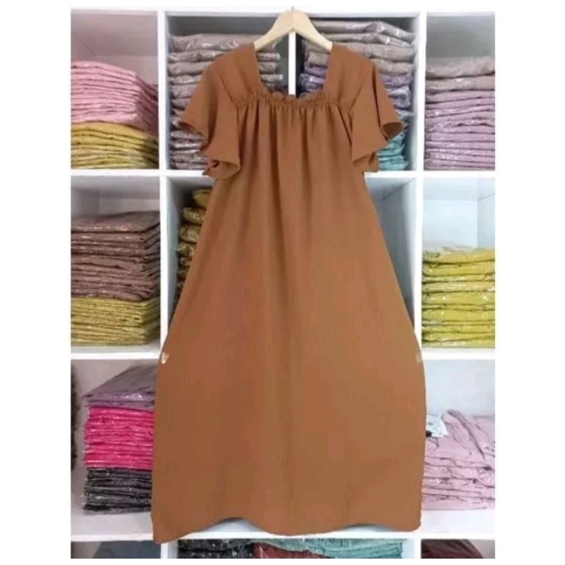 LAURA DRESS CRINKLE POLOS