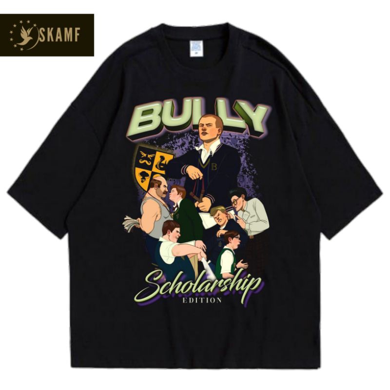 T-SHIRT | BULLY - SCHOLARSHIP EDITION | BAJU GAME PS2 PS3 PS4 | KAOS BULLY BEST SELLER | KATUN KOMBE
