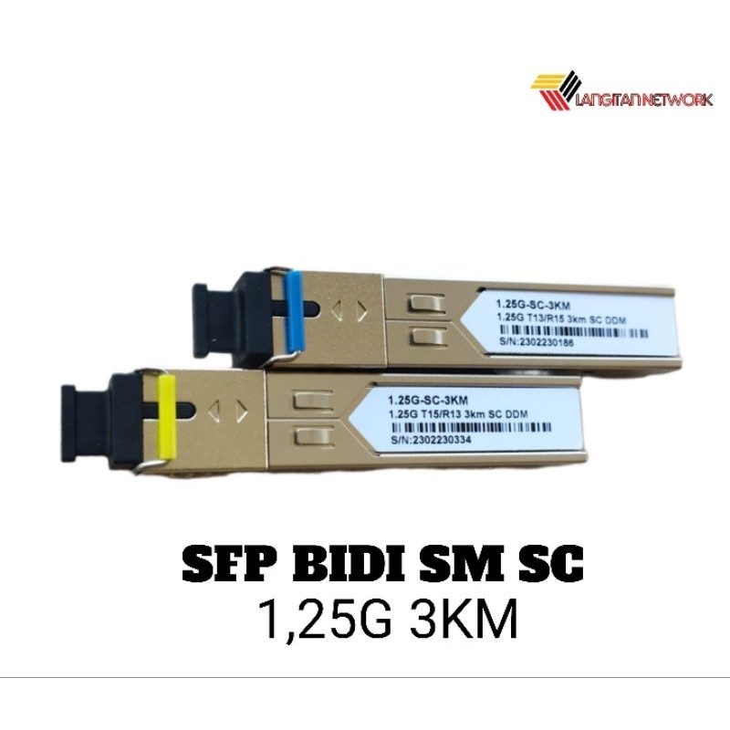 SFP BLY BIDI SM SC 1,25G 3KM BLY BIDI SFP - SM - SC 1.25G 3KM