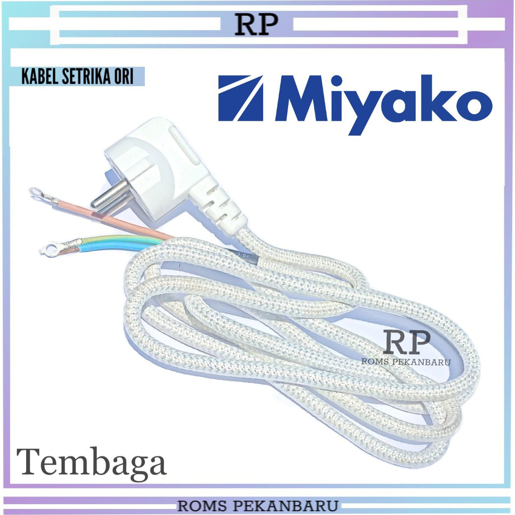 KABEL SETRIKA MIYAKO - KABEL ORIGINAL STRIKA  - KABEL GOSOKAN MIYAKO