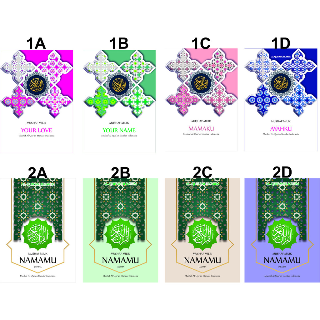 

Alquran A4 custome nama