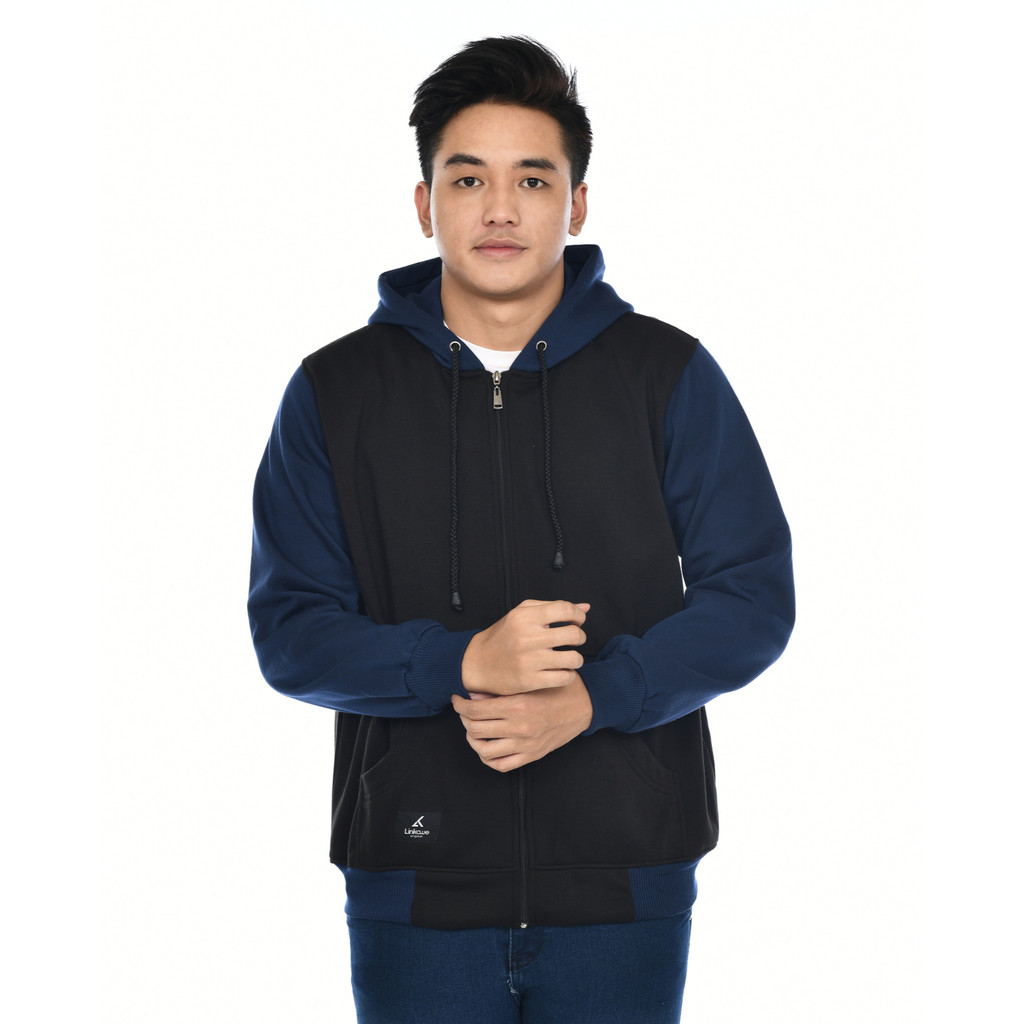 LinkaweOriginal Jaket Hoodie sletting Kombinasi S M L XL XXL XXXL free sticker & gantungan kunci pri