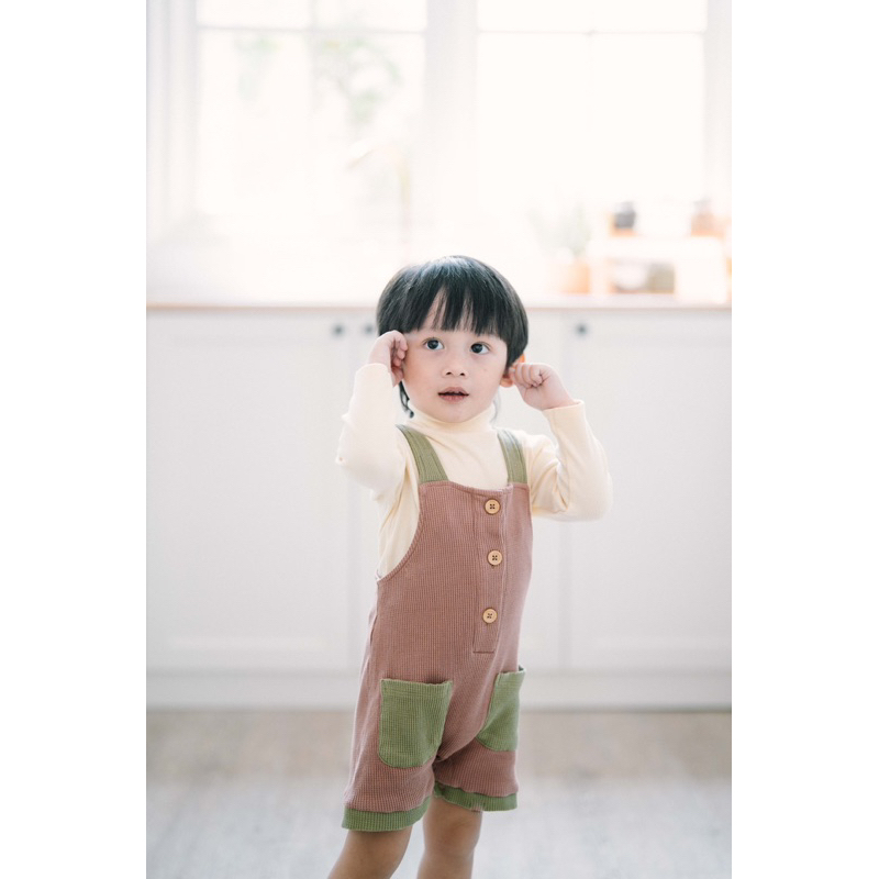 BOHOPANNA SHORT ROMPER WAFFLE / ONESIE HOODIE / SLEEPSUIT BOHOPANNA