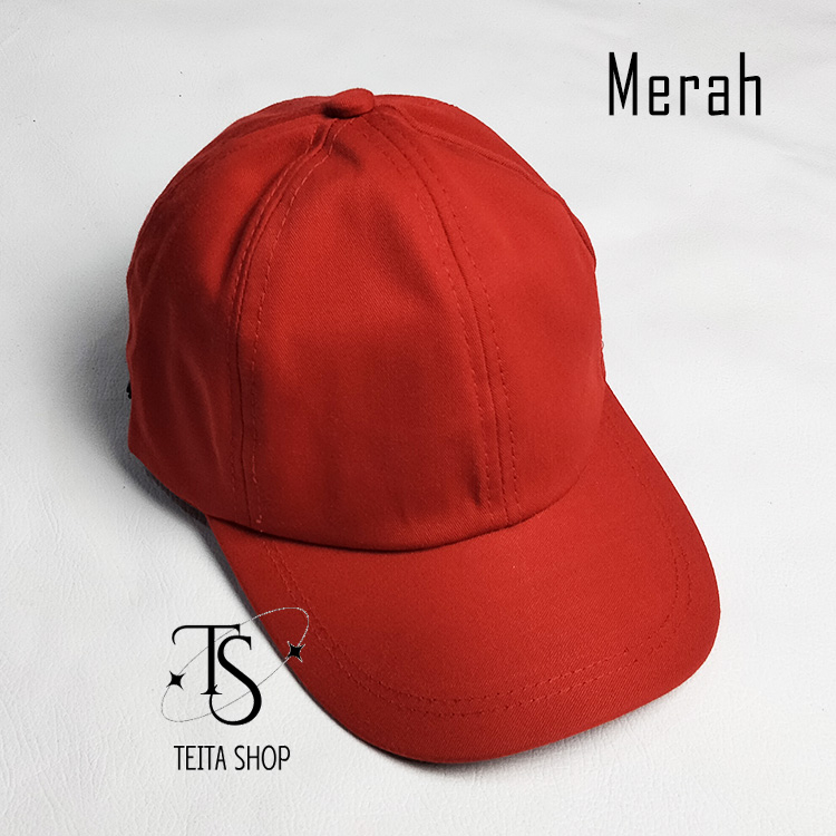 Topi Anak Baseball Polos Laki Laki n Perempauan Umur 3 - 8 Tahun Harga Murah Aneka Pilihan Warna