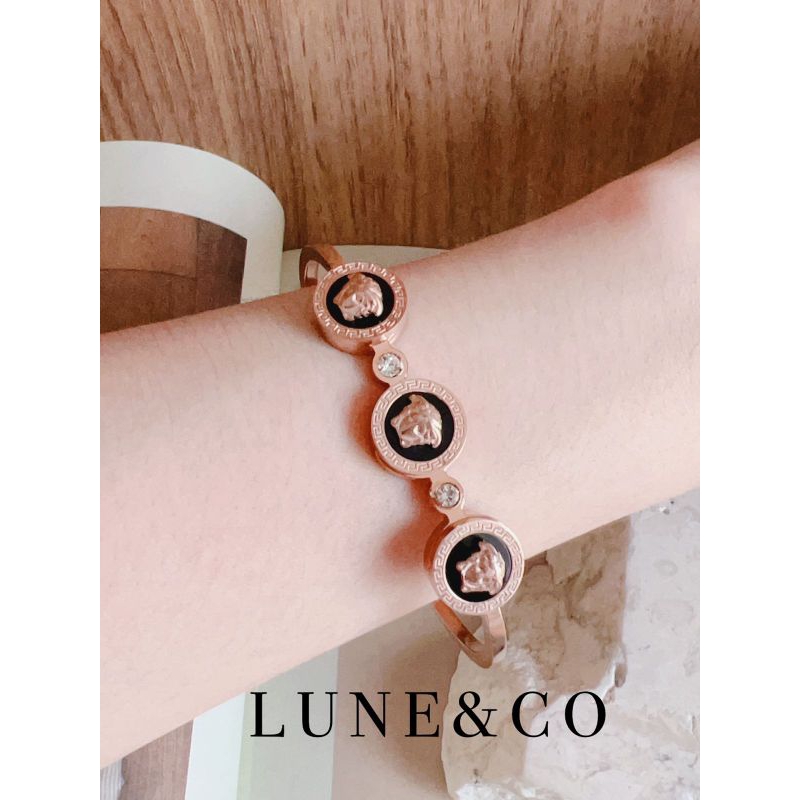 Gelang Fashion Versc Hitam Titanium BS229