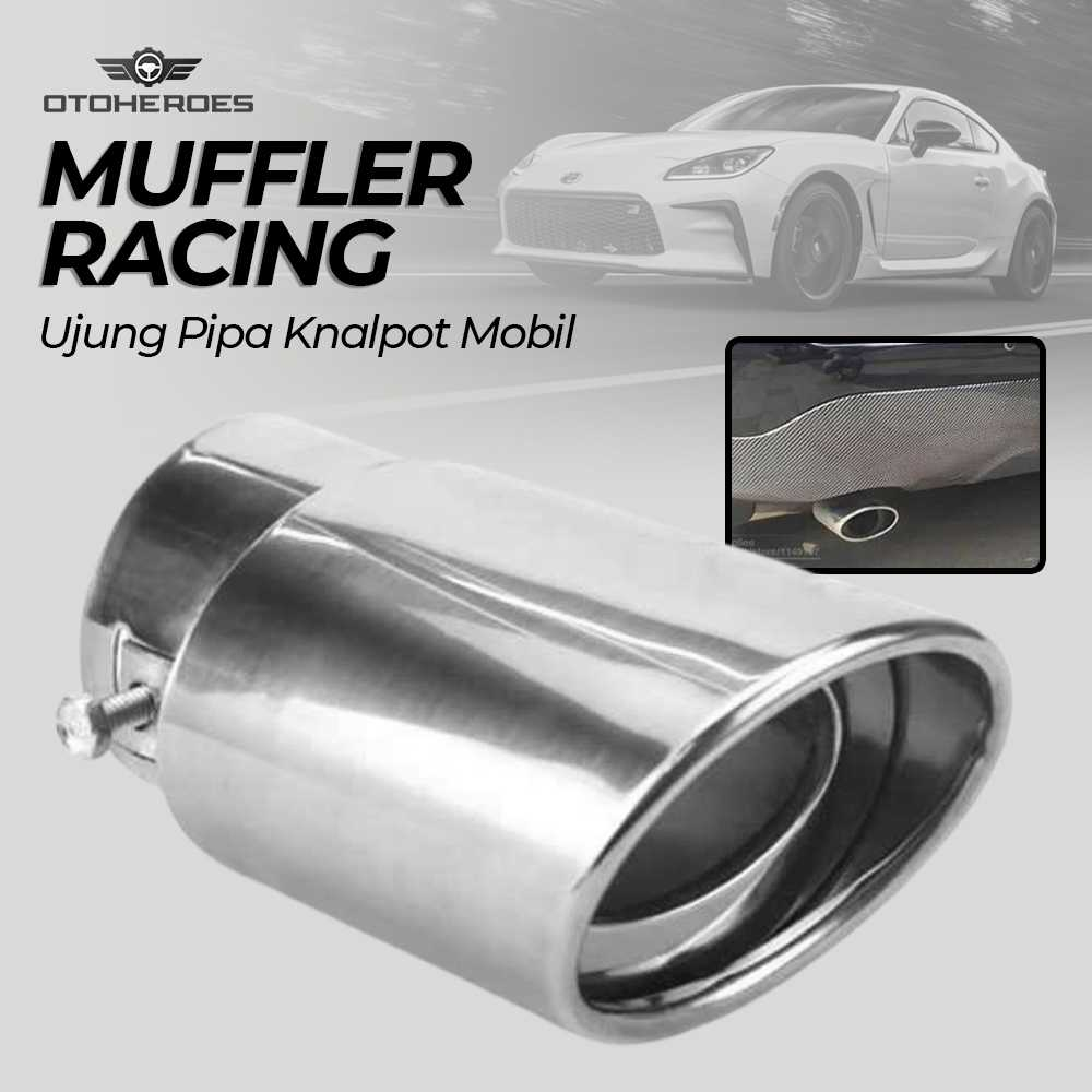 OTOHEROES Muffler Ujung Pipa Knalpot Mobil Racing Slincer Knalpot Racing Ppa Ekor Knalpot Mobil Variasi