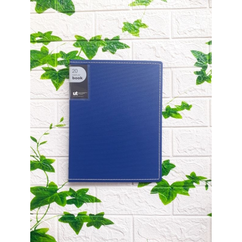 

SHUTER U2020 Display Book Clear Holder File Organizer Ukuran A4 isi 20 Sheets