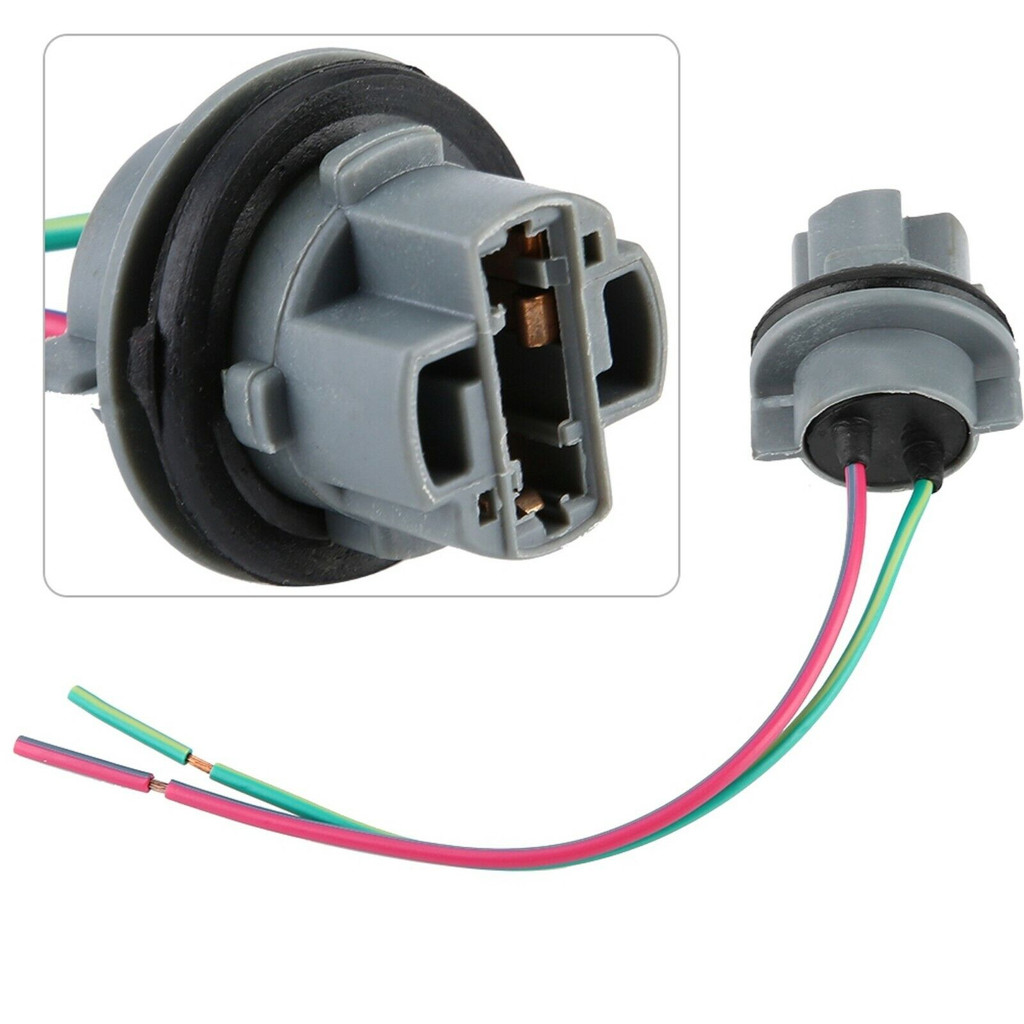 Socket Soket Fitting Lampu Tancap T20 7440 7443 2 kawat 4 kawat Sein Sen Rem Mundur