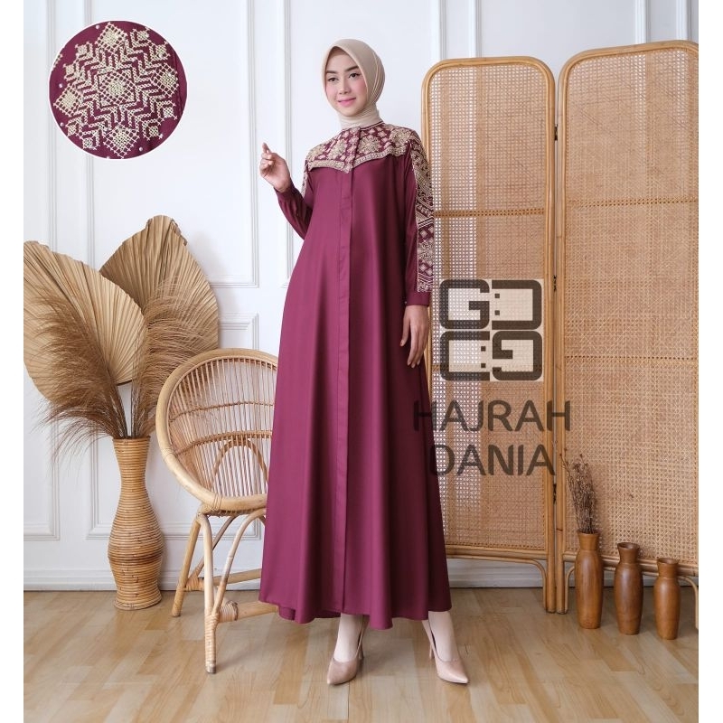 Gamis Dania Bordir Original Butik