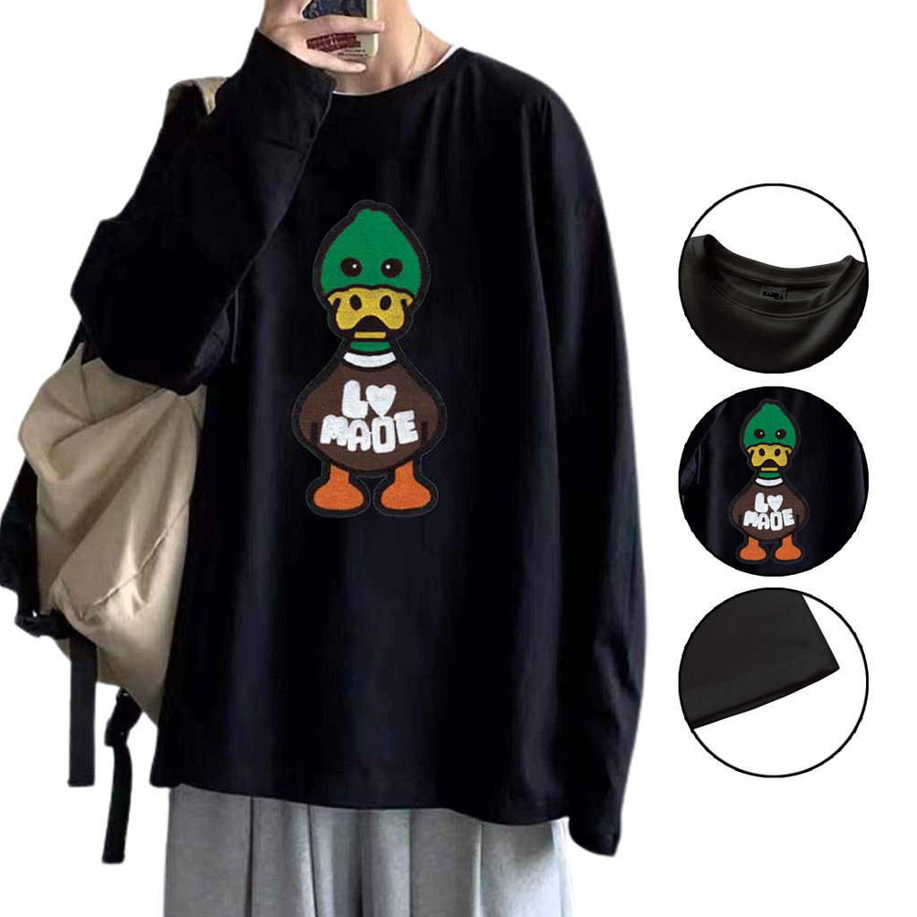 Kaos Atasan MOTIF Premium Wanita / Pria  Lengan Panjang /YS6070 - YS6071 -YS6072/ Terbaru-SOSOYOO