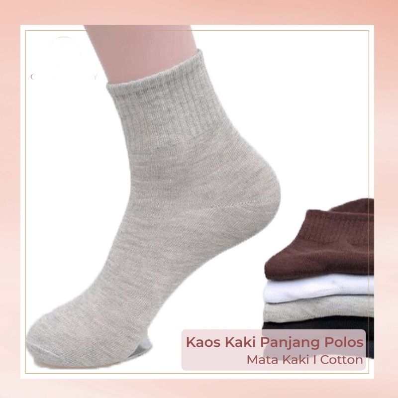 PROMO KAOS KAKI PANJANG POLOS