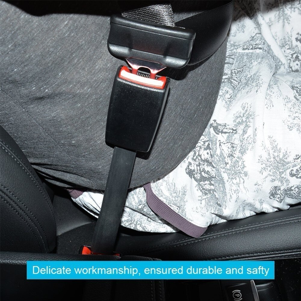 Colokan Lock Safety Seat Belt Stik Skop Stik Tangkai Kunci Colokan Safety Belt Sabuk Pengaman Universal 173mm Dengan Kabel Peringatan