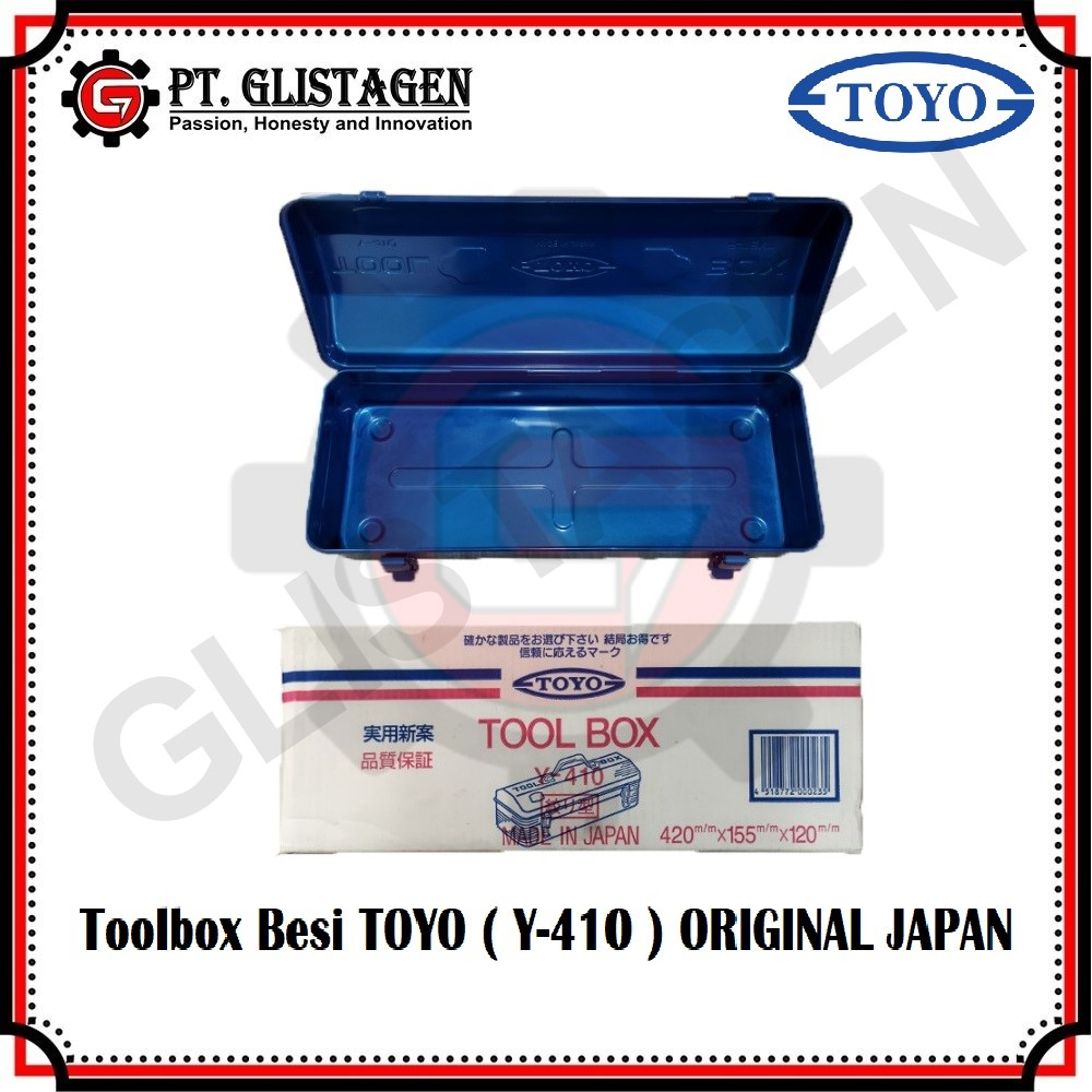 Tool Box Besi 1 Susun Toyo Y410 Made Japan Toyo Toolbox 420x155x120mm