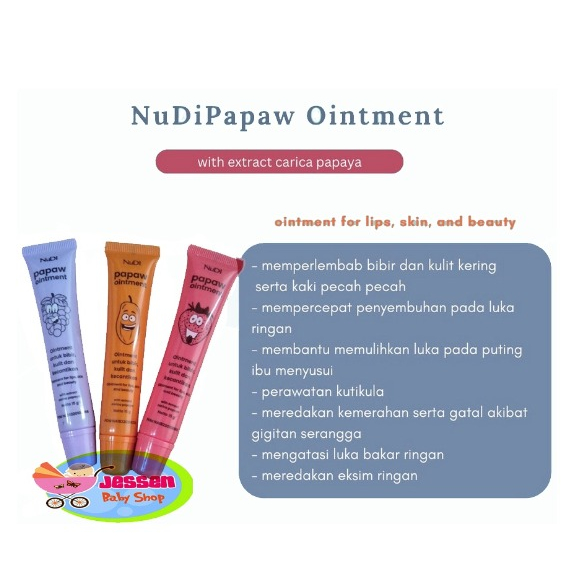 NUDI PAPAW OINTMENT 15 GR / PENGHILANG BEKAS LUKA/ salep