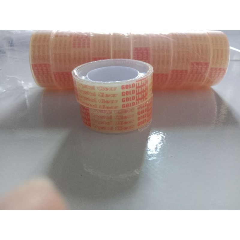 

Isolasi Bening Gold Tape 1/2Inch Ecer