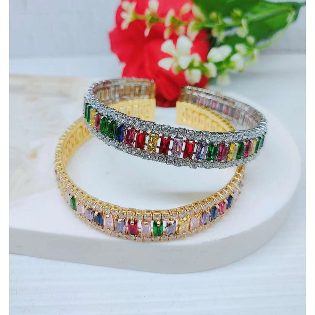 Gelang Xuping Mata Full Warna Warni Perhiasan Wanita