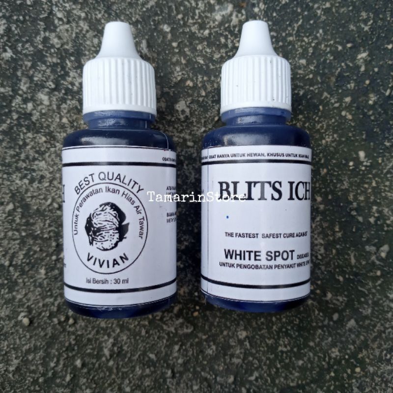 Obat Ikan Obat Biru Blitz Ich Methylene Blue White Spot Obat Jamur Pada Ikan