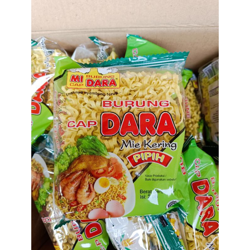 

Mie Pipih Burung Dara 140 Gram