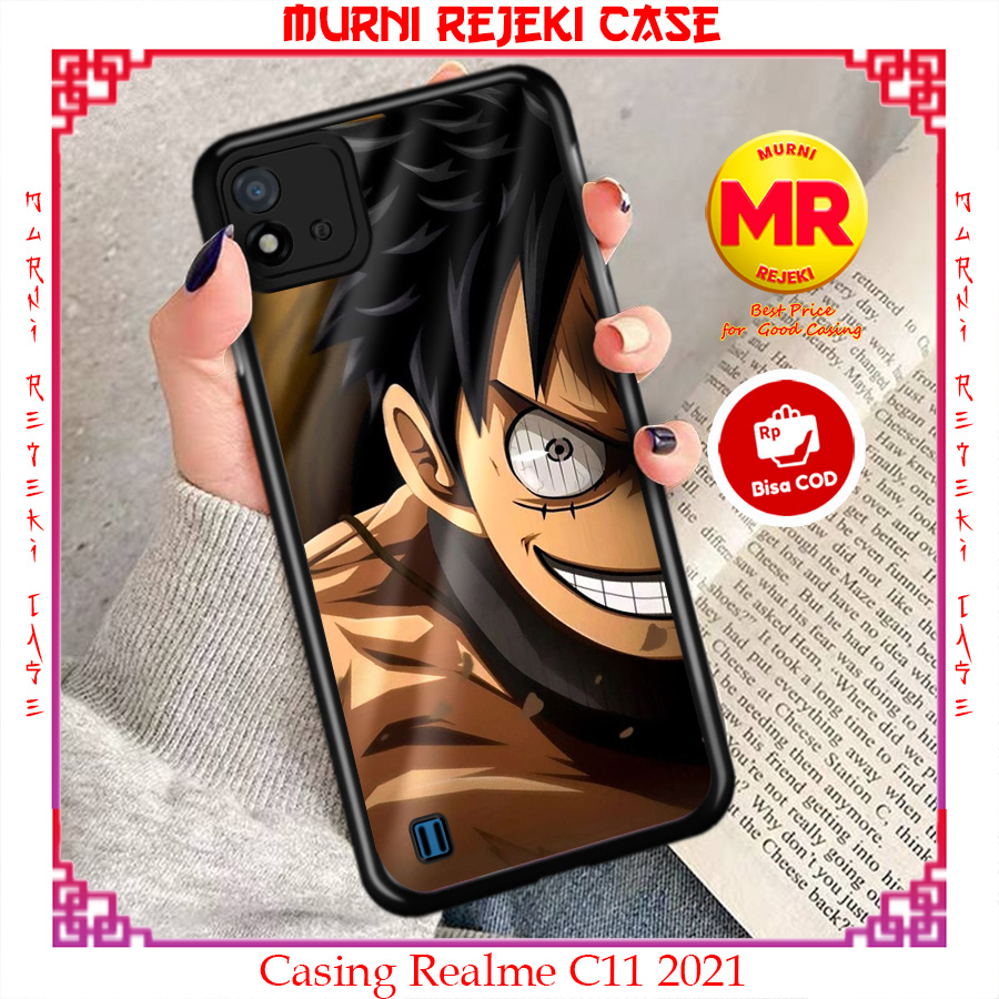 Murni case realme c11 2021 casing realme c11 2021 fashion motif [LUFFY02] case hardcase soft case pr