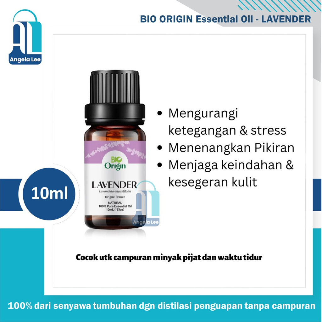 BIO ORIGIN Pure Essential Oil 100% Murni Minyak Esensial Aromatherapy 10ml