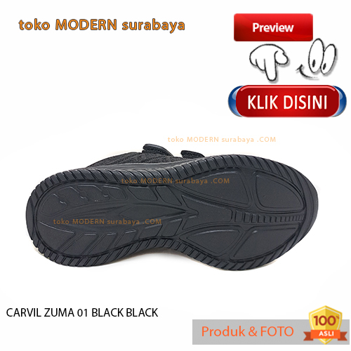 Sepatu anak sepatu sekolah sneakers velcro CARVIL ZUMA 01 C