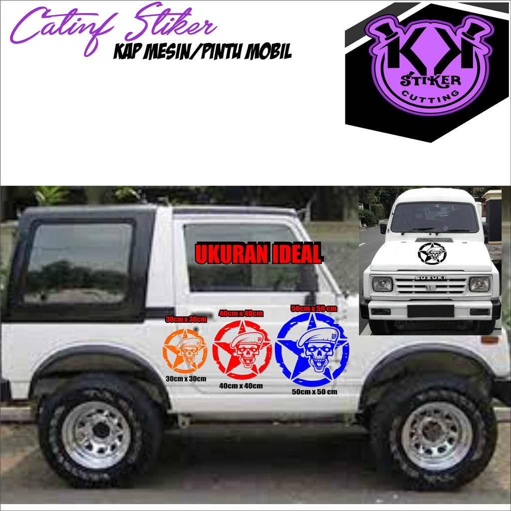 STIKER/STICKER/CATING/CUTTING/SC.064/STIKER BODY MOBIL/STIKER KACA/STIKER PINTU/STIKER KAP MESIN/STI